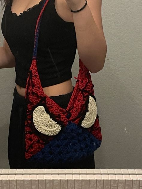 Crochet Bag, Spiderman, To Start, Yarn, Crochet, Animals, Pattern