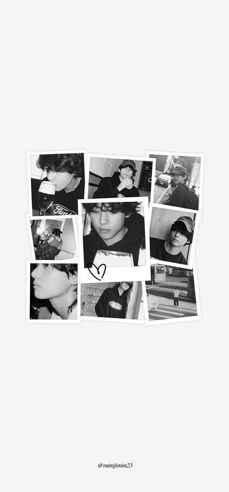 Iphone Wallpaper Blur, Bts Black And White, Taehyung Selca, V Bts Wallpaper, Boyfriend Wallpaper, Wallpaper Doodle, Iphone Black, Taehyung Photoshoot, Boy Pictures