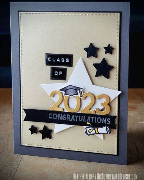 Graduation Card Sayings, Stampin Up Graduation Cards, Creative Graduation Gifts, Gift Card Holder Diy, Graduation Cards Handmade, Christmas Name Tags, Graduation Crafts, Homemade Birthday Cards, Grad Cards