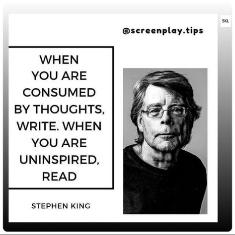 Stephen King Writing Advice, Stephen King Quotes Inspiration, On Writing Stephen King, Stephen King Writing Tips, Screenplay Tips, Stephen King Writing, Steven King Quotes, Stephen King Quotes, Bubble Speech