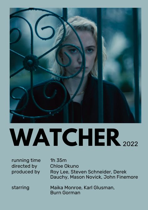 Watcher Movie, Karl Glusman, Secret Society Symbols, Iconic Movie Posters, Movie Card, Horror Posters, Secret Society, Good Movies To Watch, Iconic Movies