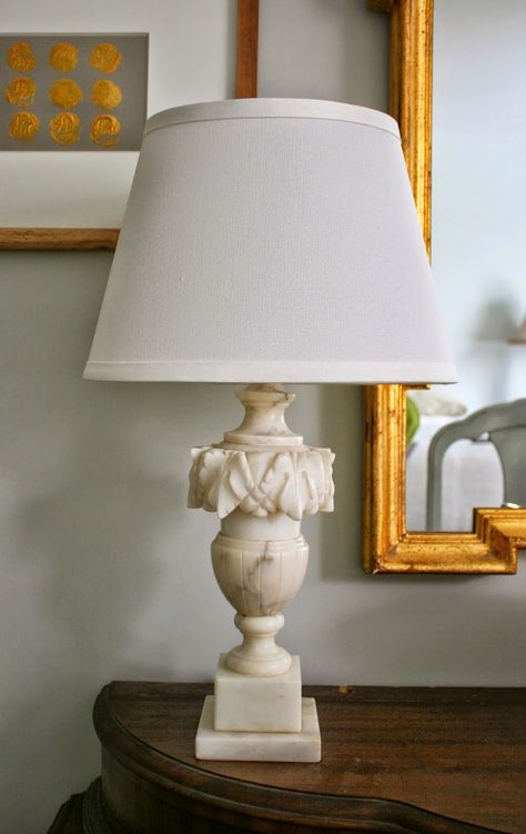 Inspire Bohemia: Alabaster Lamps: Classic Decor Lamp Shades Diy, Country Lamp, Lampshade Lamp, Lace Lamp, Victorian Lamp, Diy Lampshade, Cylinder Lamp, Square Lamp Shades, Shade Ideas