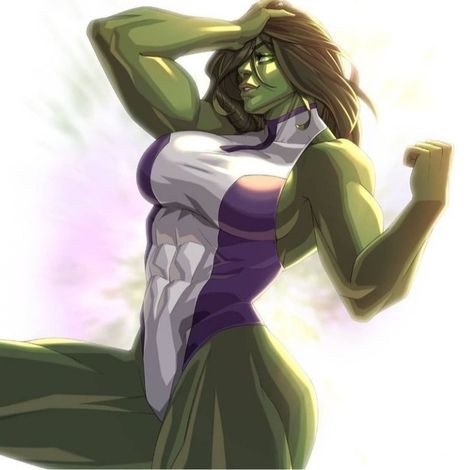 She Hulk Fan Art, Fan Illustration, Hulk Fan Art, Heroes For Hire, Female Superhero, Marvel Wallpaper, Muscle Girls, Alien Logo, Hulk