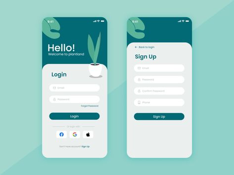 Login Sign Up Page Design, Login Page App Design, Sign In App Design, App Sign In Page, Sign In Web Design, Mobile App Login Page Design, Mobile App Interface Design, Figma Design Ideas App, Login Page Design Mobile