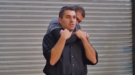 Have you ever been grabbed from behind and choked until you almost pass out? It’s called a rear naked choke hold. Learn how to defend yourself against it. Behind Reference, How To Defend Yourself, Martial Arts Instructor, Self Defense Tips, Winter Survival, Self Defense Techniques, Pass Out, Home Defense, Hunting Clothes