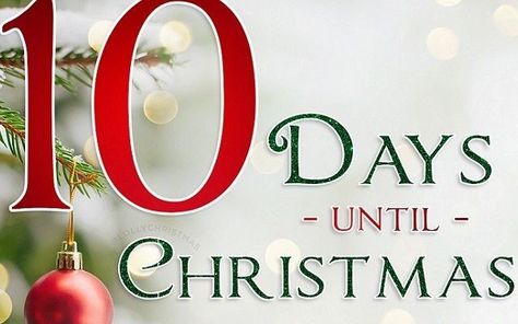 17 Days Until Christmas, 10 Days Till Christmas Countdown, Christmas Countdown Wallpaper, Countdown Quotes, Sleeps Till Christmas, Xmas Countdown, Funny Day Quotes, Days Till Christmas, Christmas Message