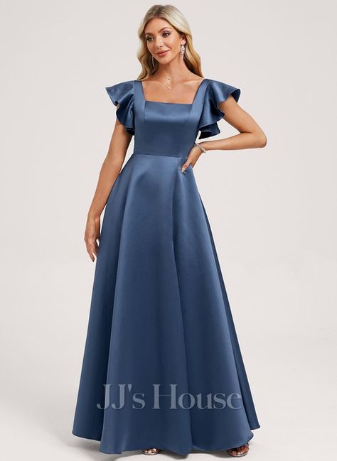 Pear Dress Shape, Simple Gowns For Women Casual, Simple Gowns For Women, Dusky Blue Bridesmaid Dresses, Dresses For Pear Shaped Women, Pear Shaped Dresses, Pear Shaped Women, Simple Gowns, Gowns For Women