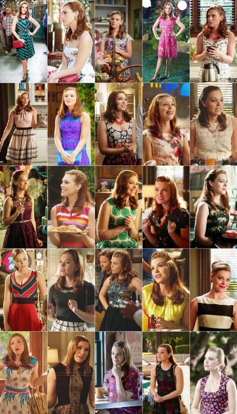 Character Fashion :: Annabeth Nass :: Hart of Dixie :: Season 3... Hart Of Dixie Annabeth, Styling Products For Fine Hair, Products For Fine Hair, Lemon Breeland, Southern Dress, King Of Prussia Mall, Character Fashion, Mermaid Swimsuit, Hart Of Dixie