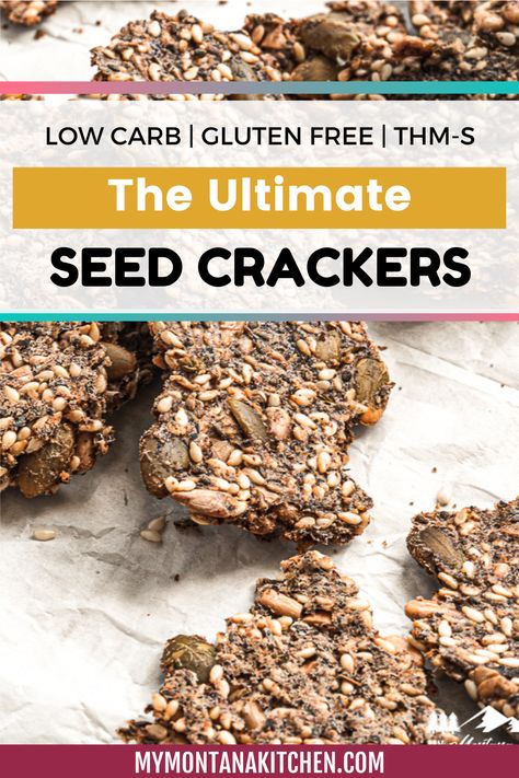 You can easily make your own keto crackers at home using this Ultimate Seed Crackers recipe. These easy and delicous seed crackers use a blend of sunflower seeds, pumpkin seeds, white sesame seeds, ground flaxseed, and chia seeds. They're perfect for dipping or topping with your favorite keto-friendly spread! Grab the recipe for this crunchy, flavor-filled snack now.