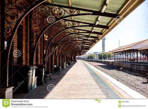 Old Train Station, Train Depot, Old Train, Classic Architecture, Interior Garden, Nature Center, Cafe Design, Train Station, Metal Construction