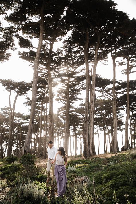 Influencer Photo Ideas, Couples Wedding Poses, Silly Couples, Lands End San Francisco, Holiday Photo Session, San Francisco Engagement Photos, Sf City Hall, Sutro Baths, San Francisco Engagement