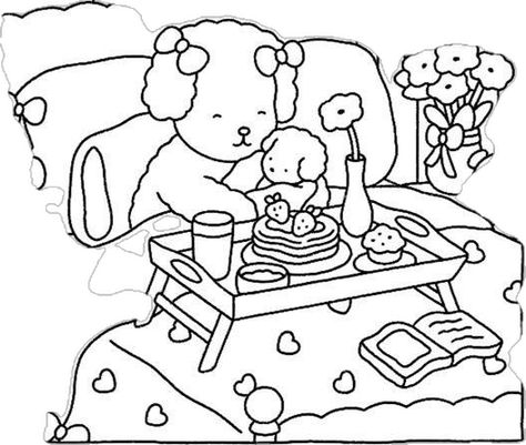 Bobbie Goods Coloring Pages, Friends Coloring Pages, Bobbie Goods Coloring, Hello Kitty Colouring Pages, Coloring Pages Winter, Bobbie Goods, Coloring Pages Inspirational, Bear Coloring Pages, Hello Kitty Coloring