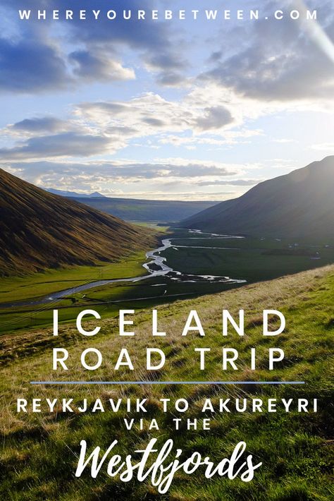 Follow our Iceland road trip from Reykjavik to Akureyri and back again with a detour through the wild and wonderful Westfjords. Discover the dramatic beauty of the Westfjords, one of Iceland's least visited regions, well off the tourist trail but as mesmerising as anywhere else in this endlessly fascinating country. West Fjords Iceland, Iceland Trip, Iceland Road Trip, Largest Waterfall, The Tourist, Iceland Travel, Pinterest Pin, Reykjavik, Lonely Planet