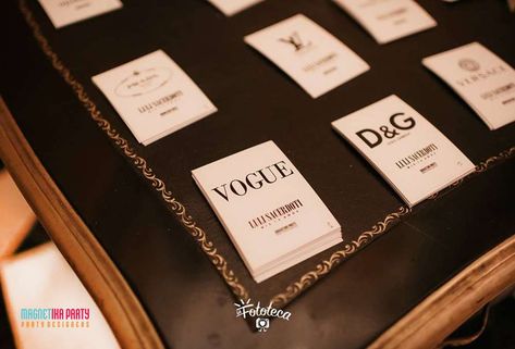 Vouge Party Ideas, Vogue Party Theme Ideas, Vogue Themed Party, Vogue Birthday Party, Fashion Birthday Party Ideas, Fashion Birthday Party, Fashion Birthday, Birthday Fashion, 18th Birthday Party