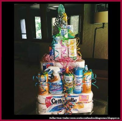 Dollar Store Crafter: House Warming Gift Cake Trunk Party, Friends House, Trendy Diy, Cadeau Diy, Crafty Gifts, Diy House, House Diy, Housewarming Party, Bridal Shower Gifts