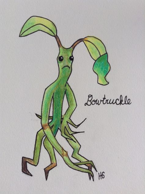 img_3608 Harry Potter Beasts Drawings, Harry Potter Creatures Drawing, Bowtruckle Drawing, Fantastic Beasts Tattoo, Fantastic Beasts Drawing, Pickett Fantastic Beasts, Harry Potter Beasts, Harry Potter Creatures, Harry Potter Journal