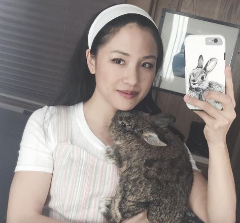 We need to talk about Constance Wu and her ADORABLE pet bunny Hello Giggles, Nepo Baby, Fresh Off The Boat, Constance Wu, Preppy Shorts, Crazy Rich Asians, We Need To Talk, Crazy Rich, Romantic Dream