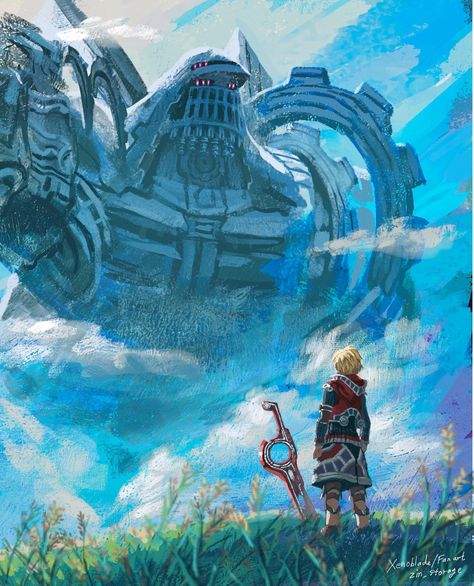 Xenoblade Chronicles Wii, Xeno Series, Best Rpg, Nintendo Characters, Xenoblade Chronicles, Video Game Art, Smash Bros, Fantasy Landscape, Legend Of Zelda