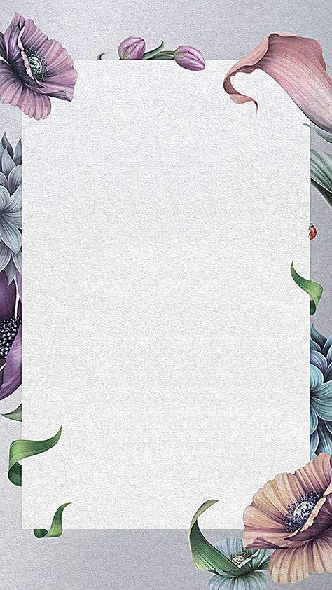 Simple Background Hd, Kosmetyki Mary Kay, Flower Border Png, Mises En Page Design Graphique, Floral Backgrounds, Flower Graphic Design, Polaroid Frame, Invitation Background, 카드 디자인