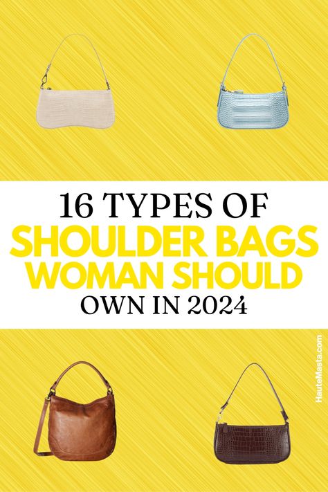 Discover the best shoulder bags for women that effortlessly combine style with functionality. From chic to versatile designs, these women's shoulder bags are perfect for any occasion. Find the perfect addition to your accessory collection with our curated selection of the best shoulder bags available. Stay organized and stylish on-the-go with these must-have options designed to complement any outfit. Whether you're looking for a classic silhouette or a trendy design, our collection of top-rated Purse Types Style, Purse Trends 2024, Trendy Bags 2024, Types Of Purses, Purse Trends, Shoulder Bags For Women, Stylish Shoulder Bag, Large Shoulder Bags, Trendy Tote