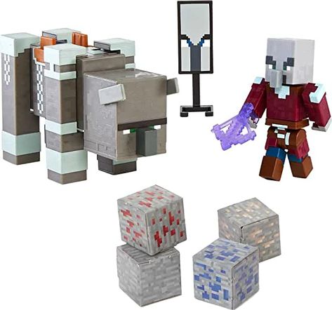 Amazon.com: minecraft: Toys & Games Minecraft Action Figures, Minecraft Figures, Minecraft Modpacks, Retro Games Wallpaper, Minecraft Dungeons, Figures Anime, Minecraft Toys, All Minecraft, Diy Minecraft