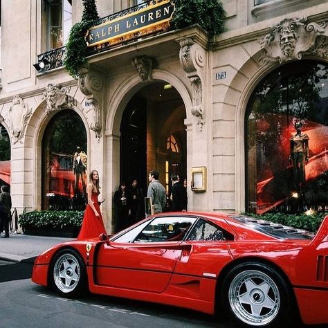 esthetic • Instagram Ferrari Car Aesthetic, Ferrari Vintage, St Germain Paris, Car Lifestyle, Aesthetic Cool, New Ferrari, Pimped Out Cars, Car Tattoos, Car Aesthetic