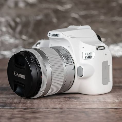 The white and grey body gives a nice look to the Canon 250D. Do you like it? . 📸 @canonbr Professional Camera Aesthetic, White Canon Camera, Canon Eos 250d, Best Film Cameras, Film Camera Photography, Brand Colours, White Camera, Camera Tips, Professional Camera