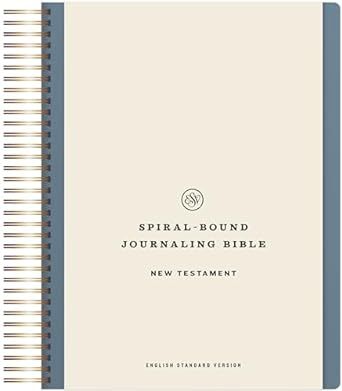 ESV Spiral-Bound Journaling Bible, New Testament (Hardcover) Bible Journaling Accessories, Spiral Bible, Antique Bible, Antique Bibles Vintage, Esv Bible, Oldest Bible, Scripture Memorization, Bible Translations, Journaling Bible