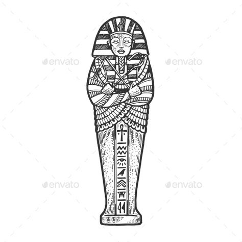 Ancient Egyptian Sarcophagus Sketch Vector #AD #Egyptian, #Aff, #Ancient, #Sarcophagus, #Vector Egyptian Sarcophagus Drawing, Mummy Tattoo Egyptian, Egyptian Sketch, Egypt Sarcophagus, Egyptian Art Design, Tattoos Egyptian, Egyptian Sarcophagus, Bats Tattoo Design, Egyptian Drawings