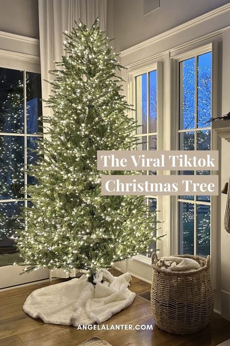 Have you heard about the Christmas tree that’s causing a sensation on TikTok? In this blog post, I unveil this stunning Christmas tree that is available exclusively at Home Depot. From its realistic appearance that wows to its easy assembly for stress-free holidays, this tree has it all. Don’t miss out on the opportunity to make your TikTok-worthy holiday vision a reality. Looking for more Christmas decor inspiration? Make sure to follow me! Angela Lanter. Home Depot Viral Christmas Tree Small Real Christmas Tree Ideas, Christmas Tree Ideas No Ornaments, Christmas Tree No Decorations, Tensile Christmas Tree, Big Lights On Christmas Tree, Noel Christmas Decor, My Texas House Christmas Tree Walmart, Where To Put A Christmas Tree, Where To Put Your Christmas Tree