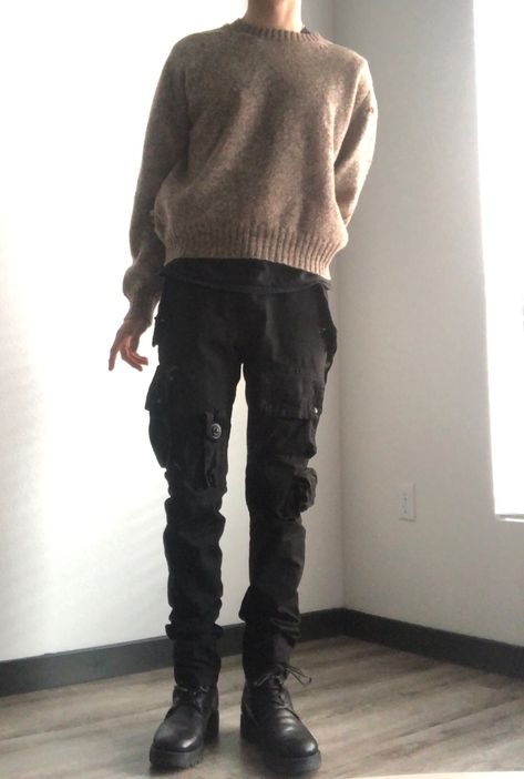 Grunge Winter Outfits Men, Men’s Grunge, Combat Boots Outfit Men, Grunge Outfits Men, Mens Grunge, Combat Boot Outfit, Boots Outfit Men, Outfit Grunge, Alt Fashion