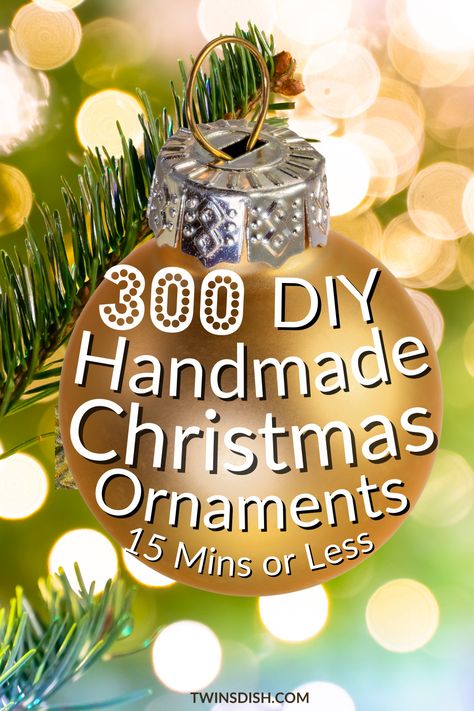 These Diy Christmas ornaments are easy homemade crafts for kids to make yet unique enough for adults to admire. They're cheap and customizable to sell or make great Diy gifts. #Christmasornaments #Christmascrafts #diy Ornaments Made With Ribbon, Ornament Ball Crafts For Kids, Kid Craft Ornament Ideas, Christmas Ornament Repurpose, Staff Ornament Ideas, Easy Diy Ornaments Christmas Kid, Handmade Gifts For Men Christmas, Super Easy Christmas Crafts For Kids, Yarn Ornaments For Kids