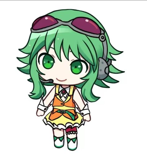 Gumi Icon, Vocaloid Characters, White Lilies, Hatsune Miku, Anime Chibi, Vocaloid, Drawings, Anime, Fictional Characters