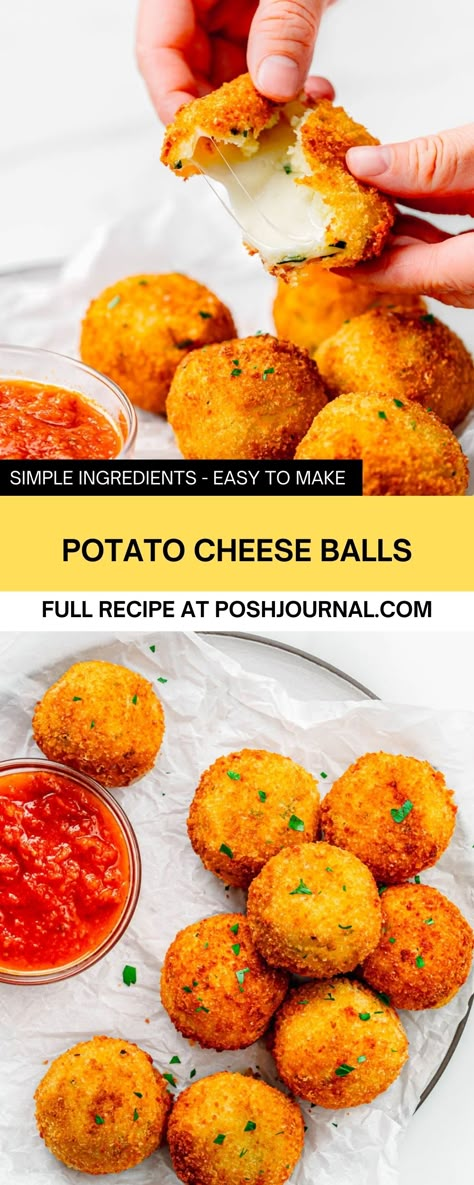 Mashed Potatoes Cheese Balls, Spanish Potato Balls, Stuffed Potatoes Balls, Potatoes Balls Recipe, Sweet Potato Cheese Balls, Cheese Potato Balls Recipe, Fried Potato Balls Recipe, Stuffed Potato Balls Recipes, Homemade Cheese Balls