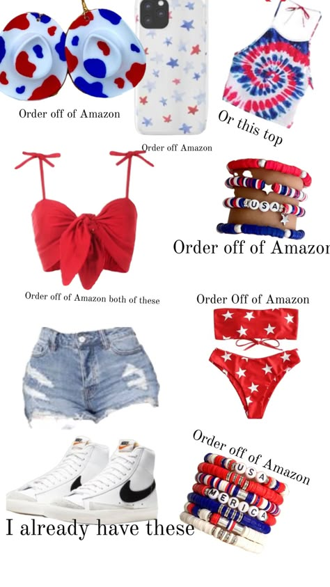 Simple 4th Of July Outfits, Preppy Fourth Of July Outfit, Forth Of July Outfit Aesthetic, 4 Of July Outfit Ideas, Fourth Of July Outfits Aesthetic, 4th Of July Hairstyles, Cute Travel Outfits, Diy Summer Clothes, July Outfits