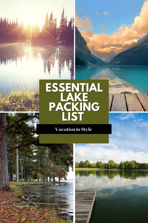 Planning a lake day and need an easy-to-follow packing list.  This blog post will provide insight into the must-have items for a great day at the lake. Lake Day Essentials, Travel Packing List, Day At The Lake, Lake Day, Life Review, Lake Vacation, Florida Georgia, Packing List For Travel, At The Lake