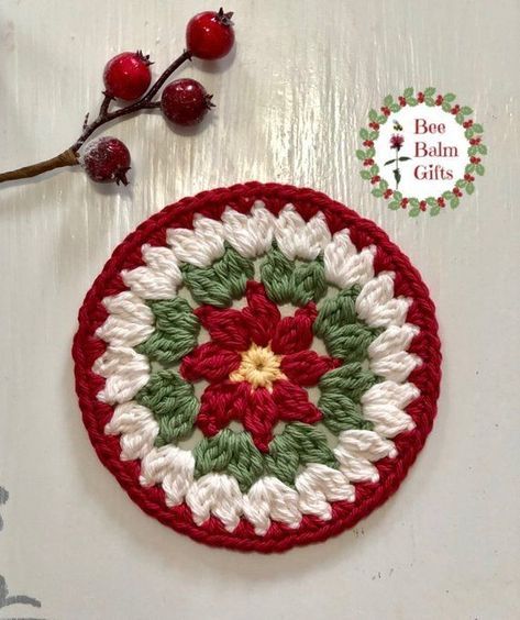 Inspiration. Christmas Coasters. Crocheted Snowflakes, Draps Design, Crochet Christmas Garland, Crochet Christmas Ornaments Free, Coaster Crochet, Crochet Ornament Patterns, Christmas Crochet Patterns Free, Crochet Coasters Free Pattern, Crocheted Christmas