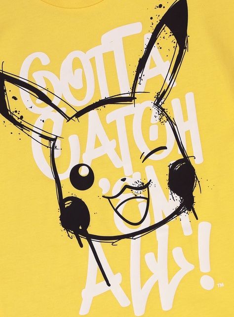 Yellow Pikachu, Pikachu Wallpaper Iphone, Pikachu Shirt, T Shirt Pokemon, Pokemon T, Pokemon Shirts, Pikachu Wallpaper, Silhouette Images, Kids Wall Decor