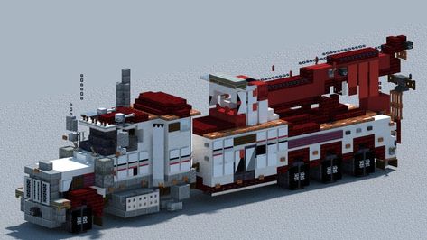 Minecraft Truck Design, Minecraft Forklift, Minecraft Pickup Truck, Lego Pickup Truck Moc, Crawler Crane, Lego Monster Truck, Caterpillar Engines, Cool Minecraft Houses, Large Truck