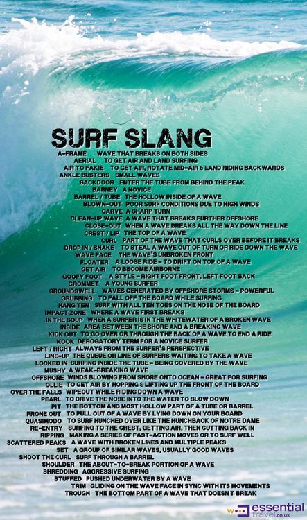 SURF SLANG Surf Slang, Surf Workout, Surfergirl Style, Surprise Images, Manhattan Beach California, Surfing Tips, Photo Bleu, Mavericks Surfing, Surf Aesthetic