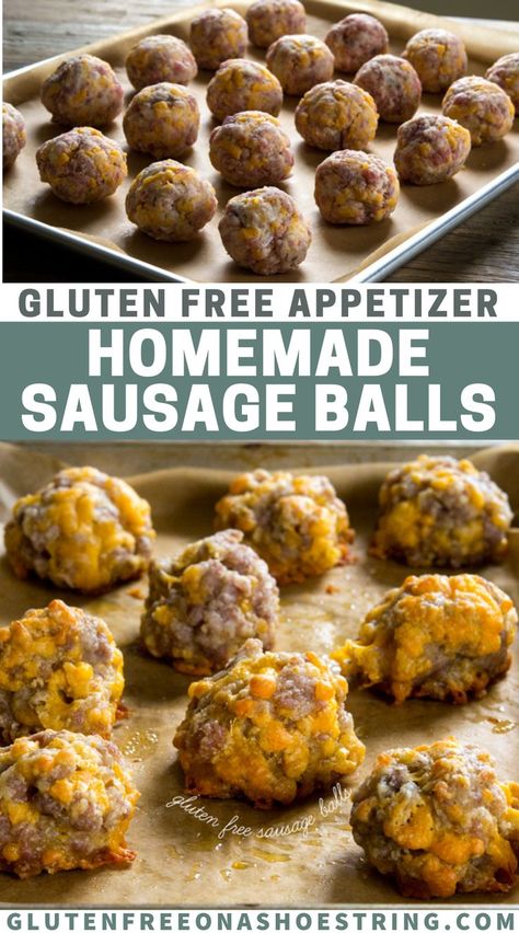 Gluten Free Sausage Cheese Balls, Gluten Free Dairy Free Sausage Balls, Gf Sausage Balls, Gluten Free Bisquick Sausage Balls, Paleo Sausage Balls, Gluten Free Sausage Balls Bisquick, Gluten Free Red Lobster Sausage Balls, Sausage Balls Gluten Free, Gluten Free Balls