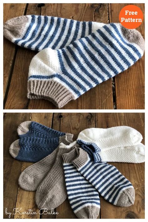 Sneaker Socks Knitting Pattern Free, Knitting Socks Pattern Free, Socks Knitting Pattern Free, Knit Socks Pattern Free, Baby Socks Free Knitting Pattern, Sock Yarn Projects, Sock Yarn Knitting Patterns, Knitted Socks Free Pattern, Advanced Knitting