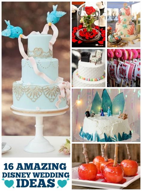 Disney Wedding Ideas, Disney World Wedding, Disney Wedding Cake, Disney Inspired Wedding, Disney Wedding Theme, Cinderella Wedding, Disney Ideas, Disney Party, Disney Theme