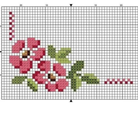 Cross Stitch Border Pattern, Floral Cross Stitch Pattern, Cross Stitch Tree, Disney Cross Stitch, Cross Stitch Patterns Flowers, Mini Cross Stitch, Cross Stitch Pictures, Cross Stitch Borders, Embroidery Flowers Pattern