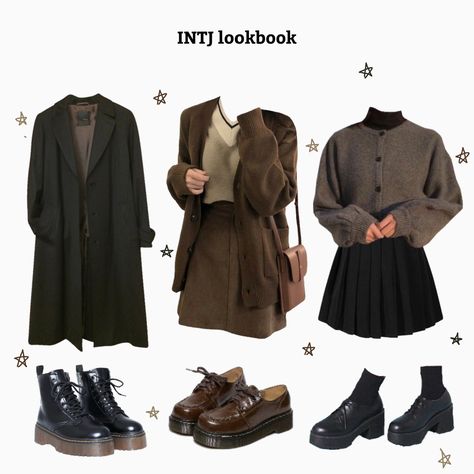 Dark Academia Outerwear, Layered Dark Academia Outfits, Artsy Academia Outfits, Intj Aesthetic Outfit, Aesthetic Outfit Dark Academia, Dark Acedamia Outfit Ideas, Fashion Dark Academia, Academia Aesthetic Outfit, Outfit Dark