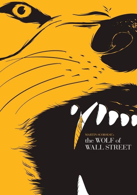 Wolf Of Wall Street Poster, Wolf On Wall Street, Street Poster, The Wolf Of Wall Street, Fan Poster, Film Poster Design, Wolf Of Wall Street, Minimal Movie Posters, Movie Posters Design