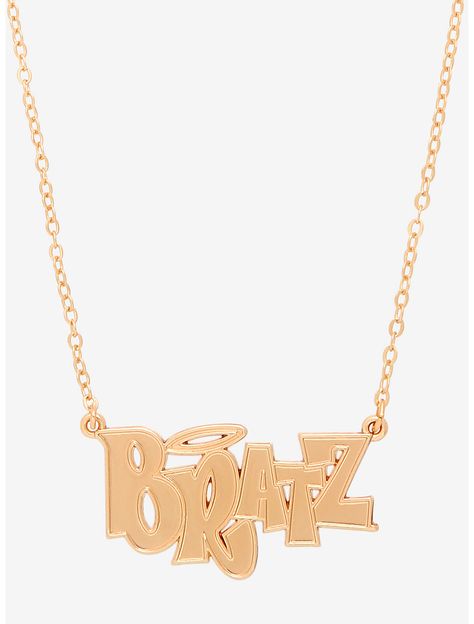 Spring Break Girls, Bratz Logo, Fandom Jewelry, Logo Necklace, Bratz Girls, Nickel Free Jewelry, Iconic Logo, Cute Necklace, Name Plate