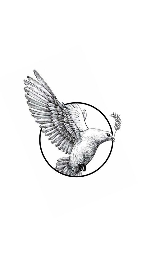 dove tattoo Raven And Dove Tattoo, Christian Dove Tattoo, Dove Tattoo Sketch, Noahs Ark Tattoo Design, Aesthetic Dove Tattoo, Mens Dove Tattoo Ideas, Dove With Olive Branch Tattoo, Men’s Dove Tattoo, Dove Tattoo Ideas