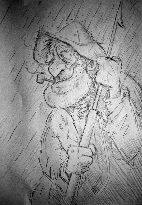 Fisherman sketch Fisherman Sketch, Fisherman Drawing, Fishing Sketch, Boat Sketch, Sea Monster Art, Style Examples, Artwork Sketches, Fast Drawing, Boat Drawing