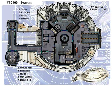 Outrider Yt 2400, Star Wars Ships Design, Edge Of The Empire, Spaceship Interior, Star Wars Spaceships, Starship Concept, Star Wars Vehicles, Rpg Map, Star Wars Concept Art